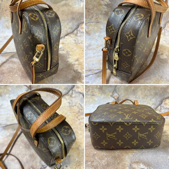 Louis Vuitton Spontini Crossbody Monogram Handbag 2 Way Canvas Shoulder Bag - Picture 3 of 15